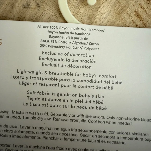 Milkberry 3-Pack Bamboo Rayon Burp Cloths Floral White & Pink Scalloped Set NWT - Picture 5 of 5